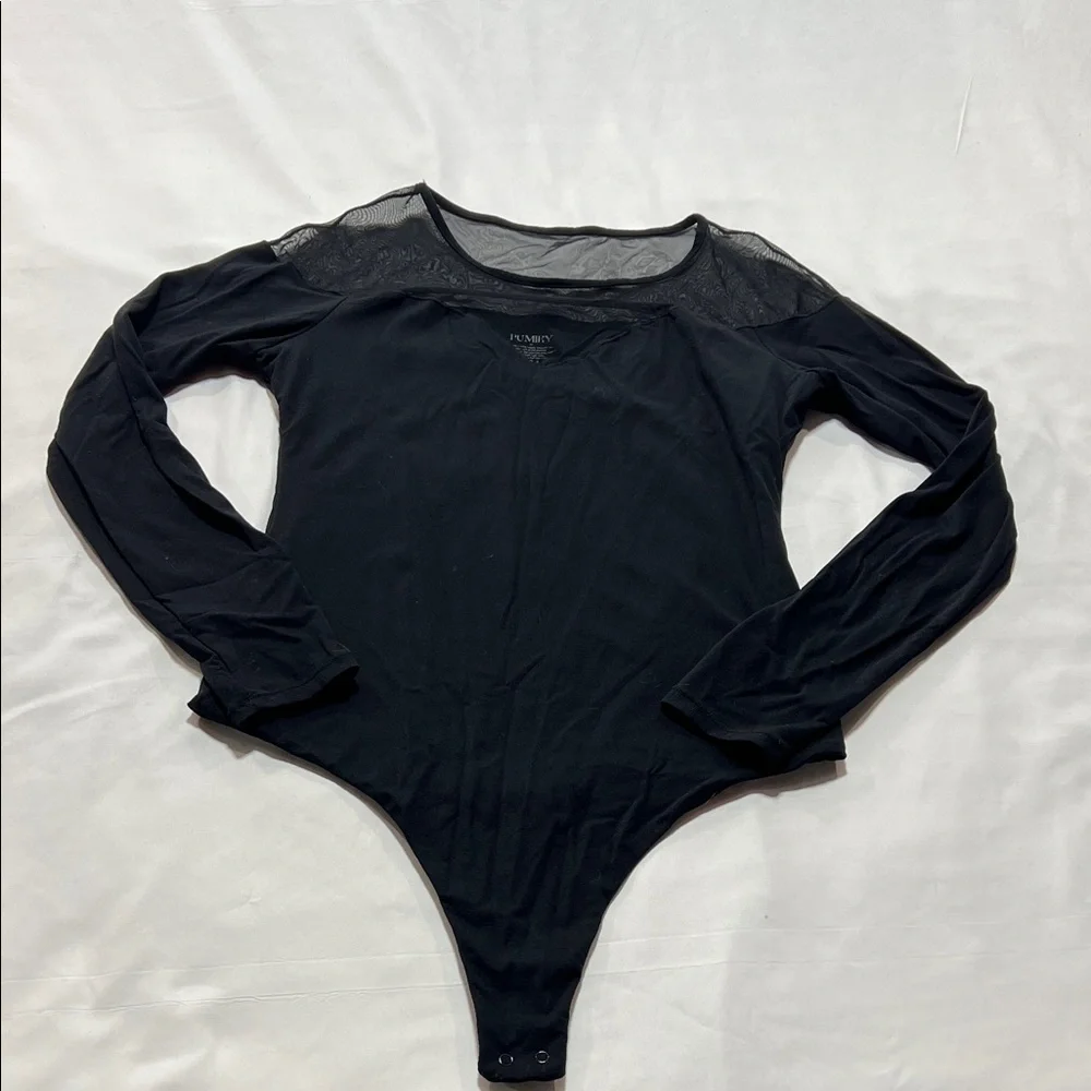 Pumiey bodysuit with sheer panel size M - Picture 2 of 10